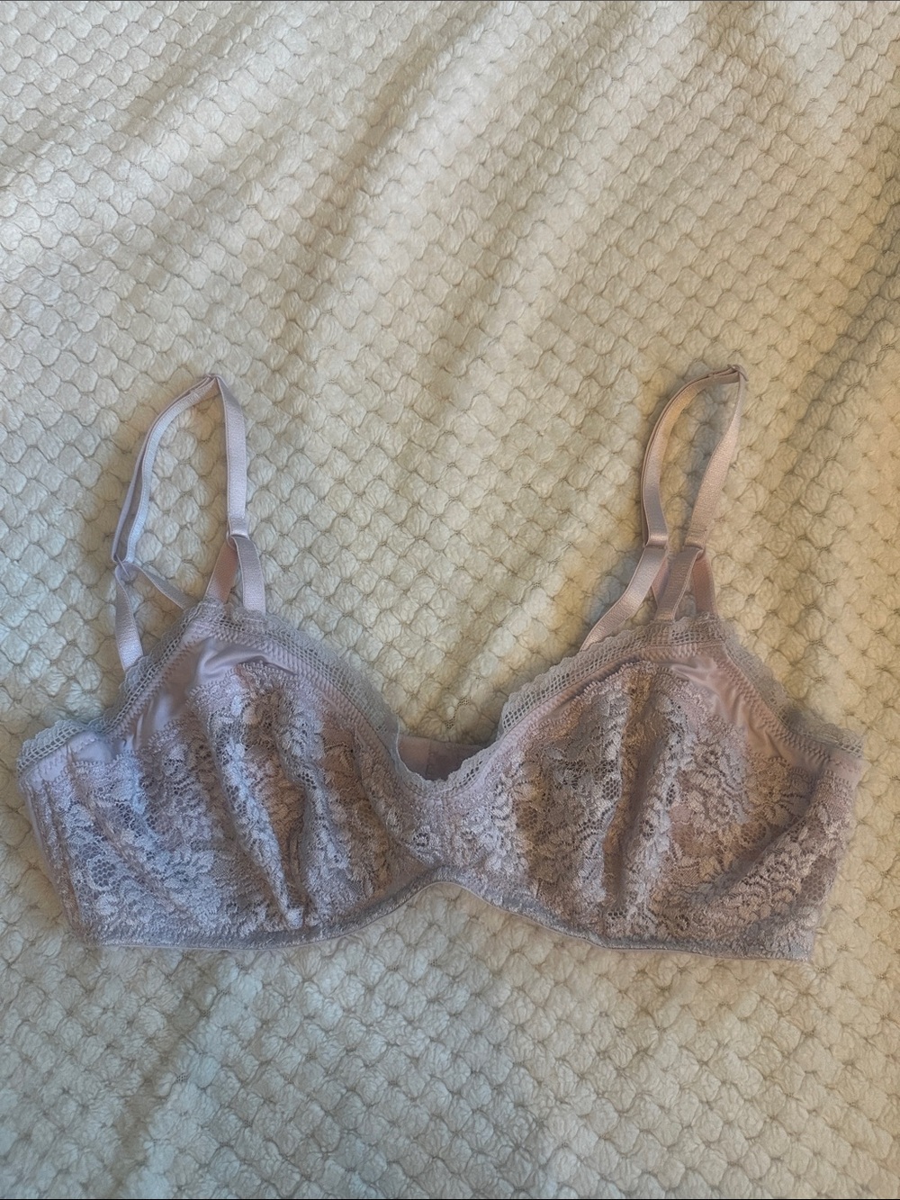 Lace Unlined Bra in Dusty Lavender – Soft Everyday Support